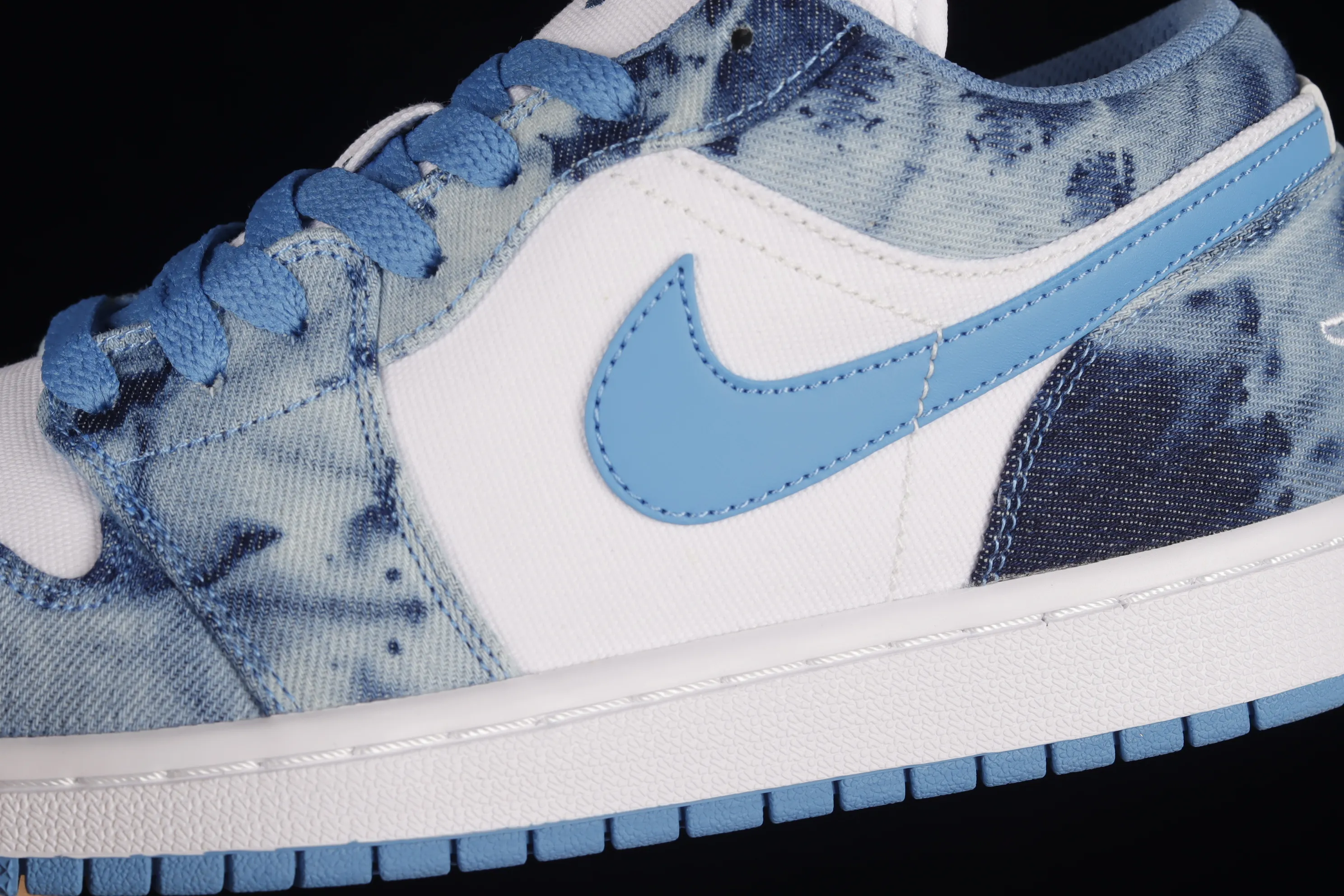All categories Air Jordan Jordan series basketball shoes Air Jordan 1 Low Air Jordan 1 Low "Washed Denim" AJ1 Joe 1 navy washed denim low-top casual sneakers DM8947-100